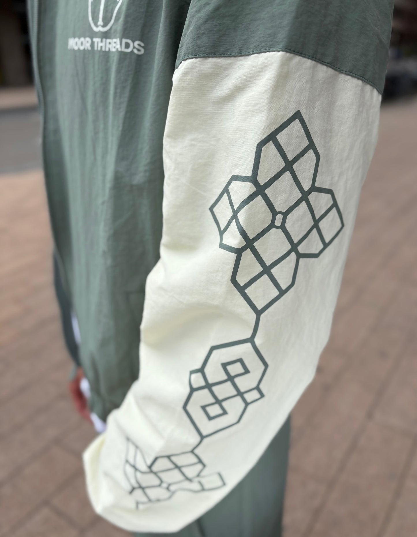 Minted Cream Mosaic Tracksuit