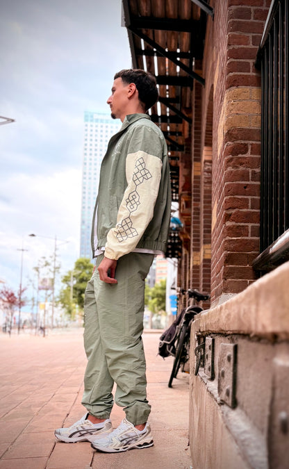 Minted Cream Mosaic Tracksuit