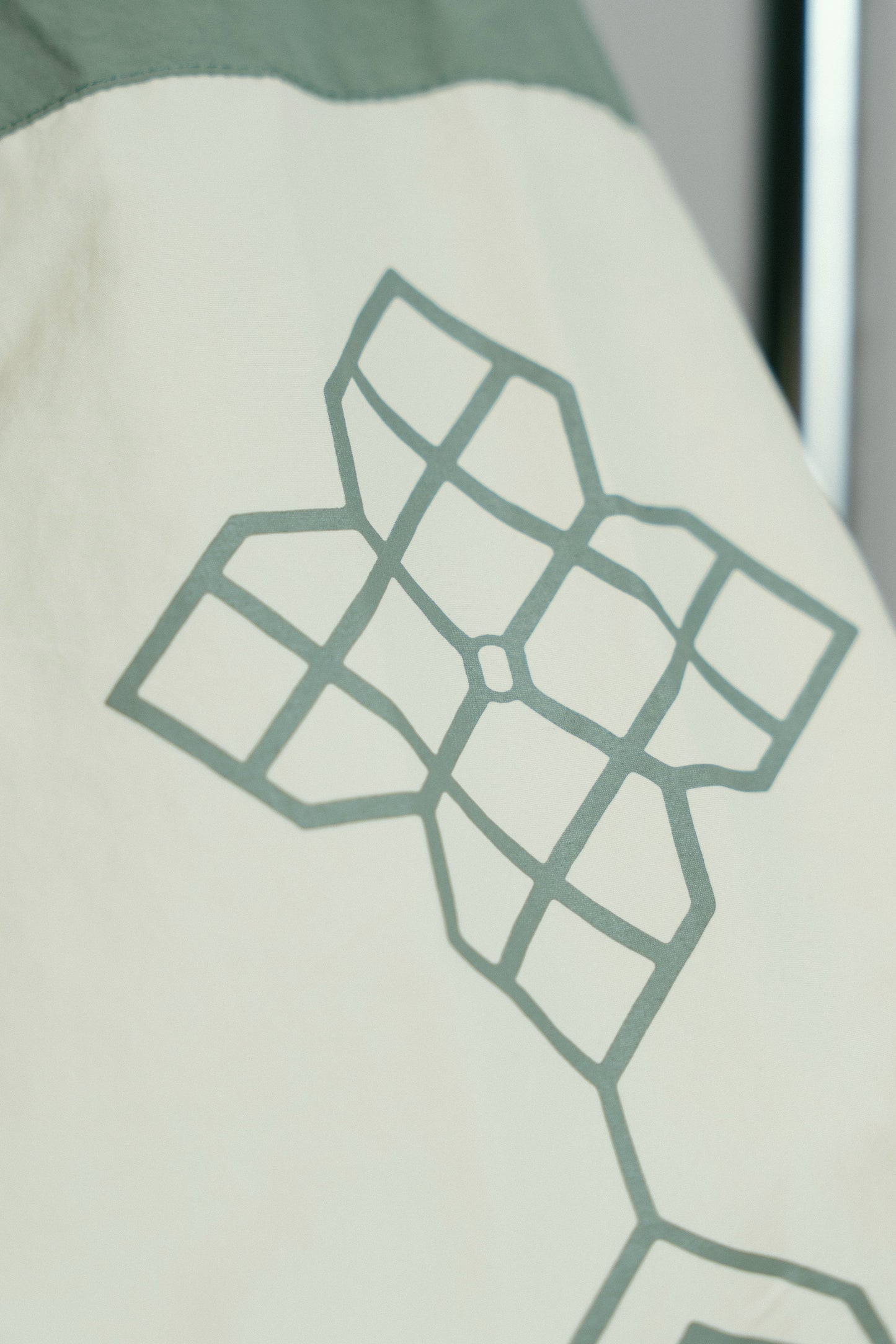 Minted Cream Mosaic Track Jacket